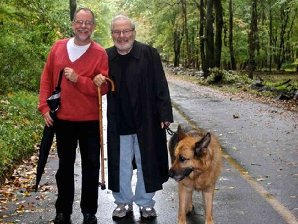 Gregory Maguire (left) counted Maurice Sendak as one of his mentors. The two are seen here in October 2010. Gregory Maguire (left) counted Maurice Sendak as one of his mentors. The two are seen here in October 2010.