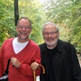 Gregory Maguire (left) counted Maurice Sendak as one of his mentors. The two are seen here in October 2010.