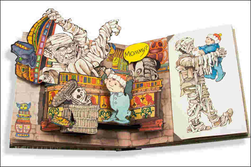 "Childhood is a very, very tricky business," Sendak said. It was a theme he carried throughout his work. Above, his 2006 pop-up book, Mommy? 