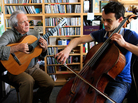 Pedor Soler and Gaspar Claus perform a Tiny Desk Concert at the NPR Music offices.