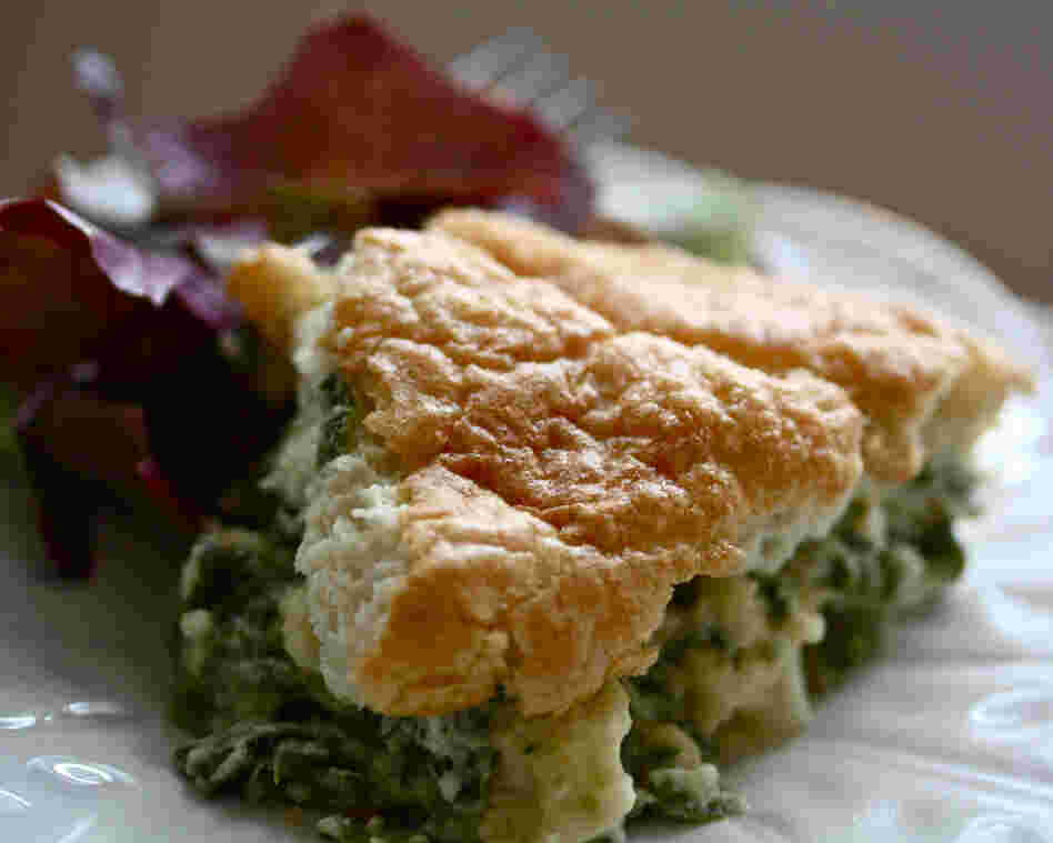 Asparagus-Spinach Souffle
