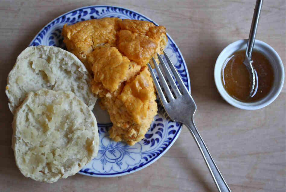 Sweet Potato Souffle (With Honey-Buttermilk Biscuits)