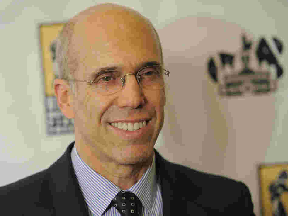 Dreamworks Animation CEO Jeffrey Katzenberg, shown at CinemaCon 2012, has donated $2 million to the pro-Obama superPAC Priorities USA Action.