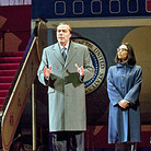 John Adams' Nixon in China, produced at the Metropolitan Opera in January 2011. Left to right: Janis Kelly as Pat Nixon, Teresa S. Herold as the Second Secretary to Mao, James Maddalena as Richard Nixon, Ginger Costa Jackson as the First Secretary to Mao, Russell Braun as Chou En-lai. John Adams' Nixon in China, produced at the Metropolitan Opera in January 2011. Left to right: Janis Kelly as Pat Nixon, Teresa S. Herold as the Second Secretary to Mao, James Maddalena as Richard Nixon, Ginger Costa Jackson as the First Secretary to Mao, Russell Braun as Chou En-lai.