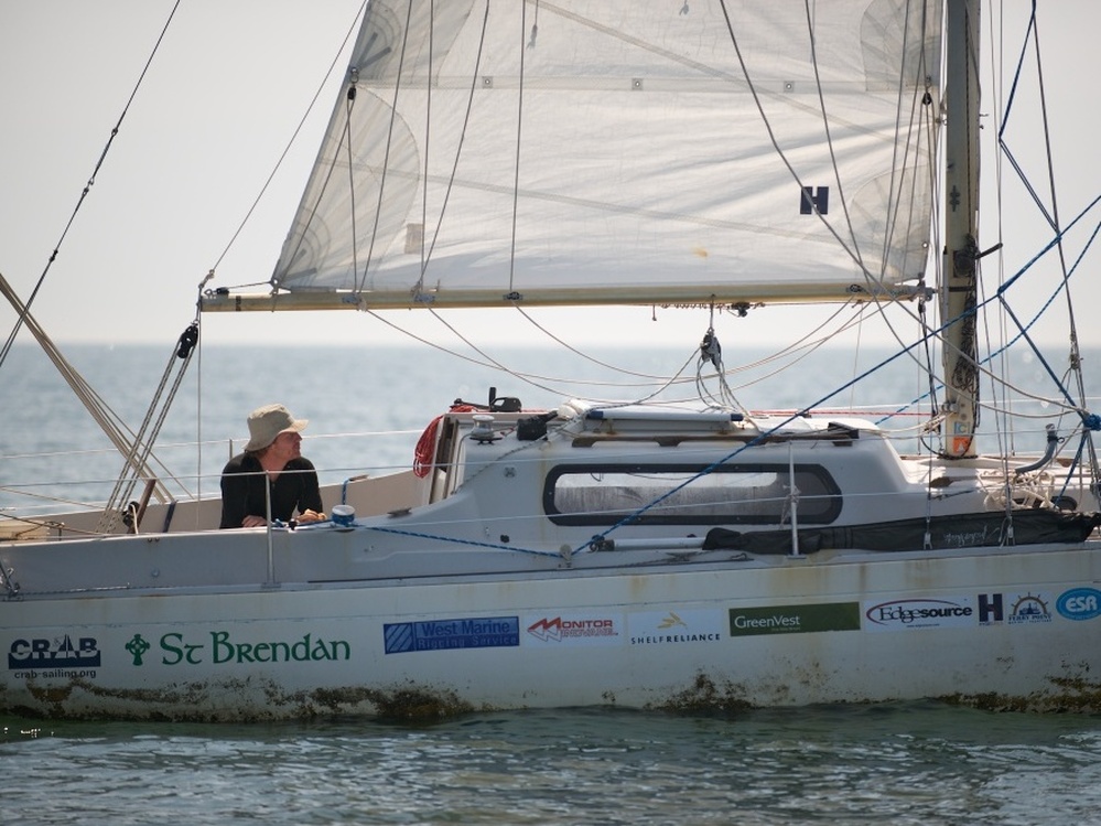 Matt Rutherford sailed for Chesapeake Region Accessible Boating, which gives sailing opportunities to people with mental and physical disabilities.
