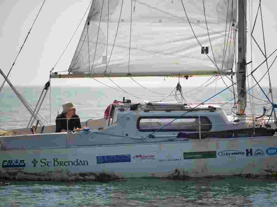 Matt Rutherford sailed for Chesapeake Region Accessible Boating, which gives sailing opportunities to people with mental and physical disabilities.