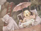 A baby is snatched away by goblins in Maurice Sendak's Outside Over There. The beloved author and illustrator — who took a darker approach to children's storytelling — died Tuesday at the age of 83.