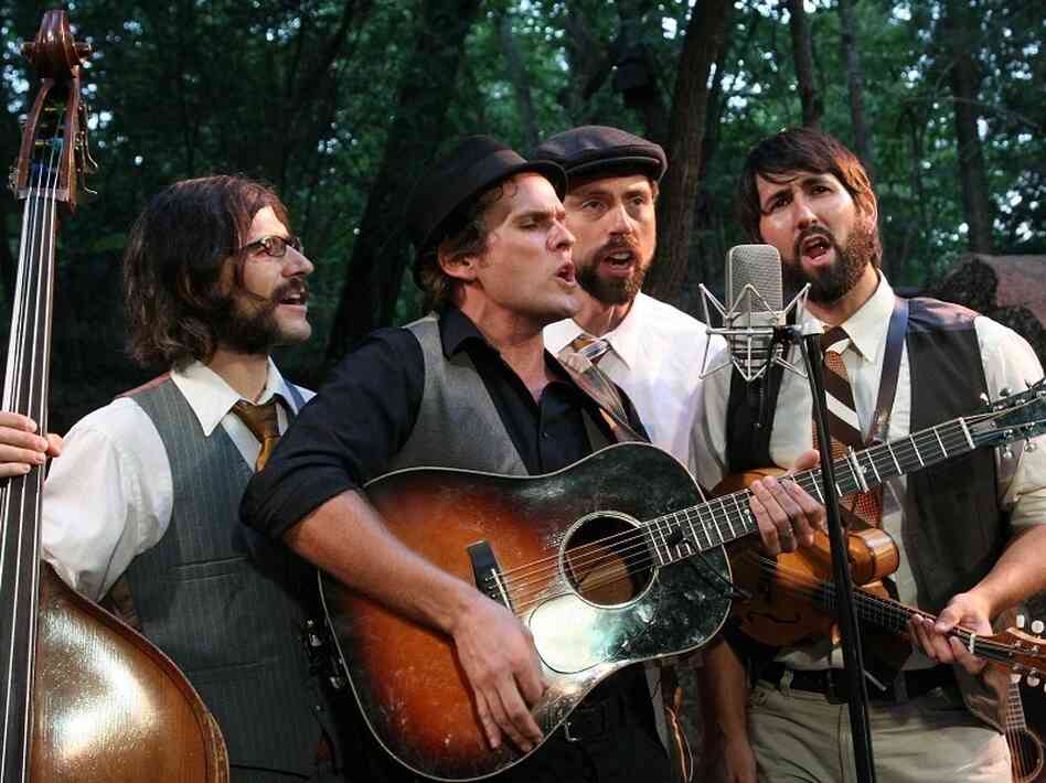 A heavy hymn, "Rain in the Valley" is sparse and dense at once, carried by The Steel Wheels' four interlocking voices.