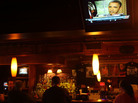 President Obama was on a TV monitor at the Stonewall Inn in New York City, a key historic site of the gay-rights movement. President Obama was on a TV monitor at the Stonewall Inn in New York City, a key historic site of the gay-rights movement.