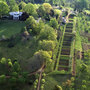 Thomas Jefferson's garden at Monticello served as an experimental laboratory for garden vegetables from around the world.