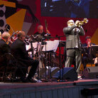 Terence Blanchard plays the role of Miles Davis' trumpet with commitment and emotion at Monterey. Terence Blanchard plays the role of Miles Davis' trumpet with commitment and emotion at Monterey.