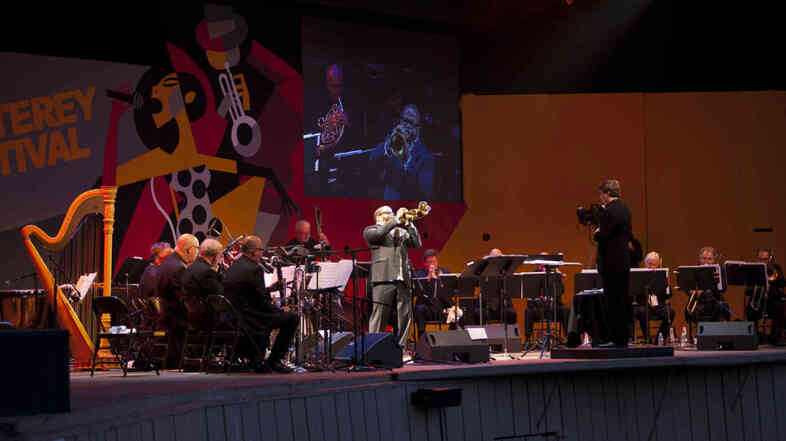 Terence Blanchard plays the role of Miles Davis' trumpet with commitment and emotion at Monterey.