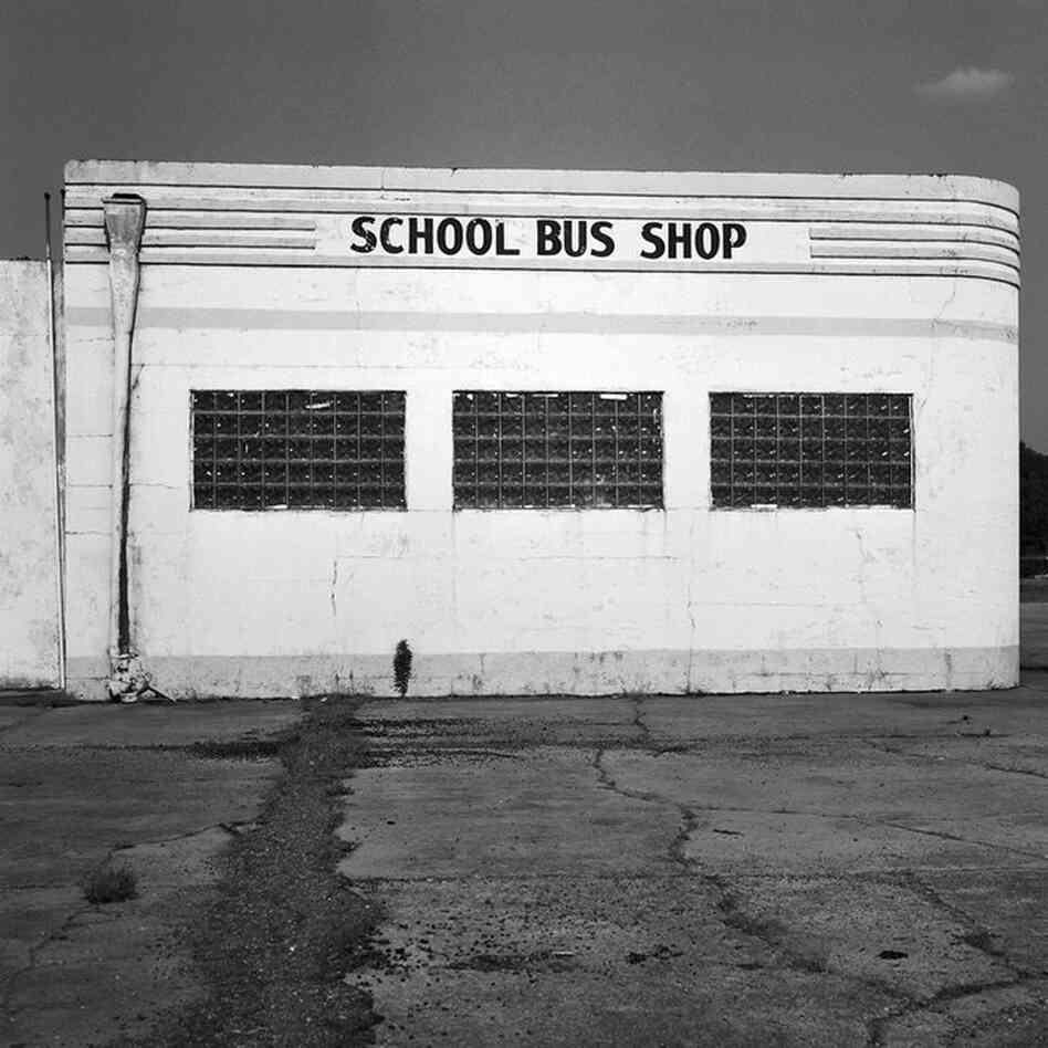 The exterior of a mechanic's shop outside Batesville, June 2009.