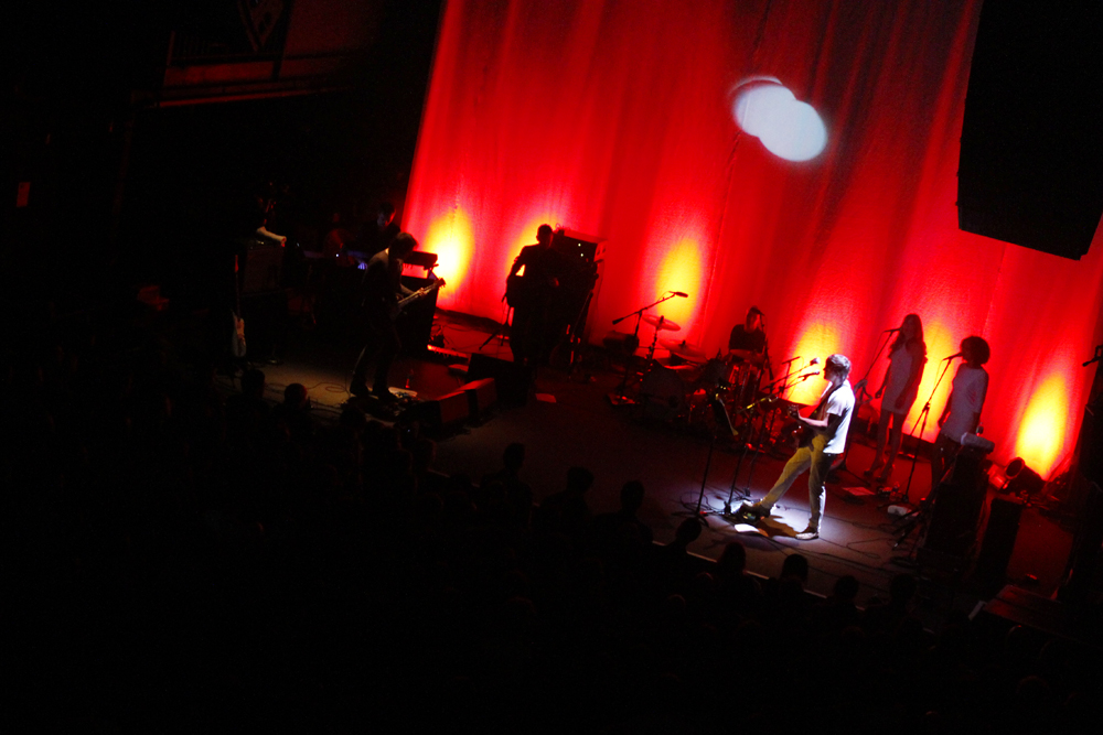 Another example of the excellent light show at The 9:30 Club.