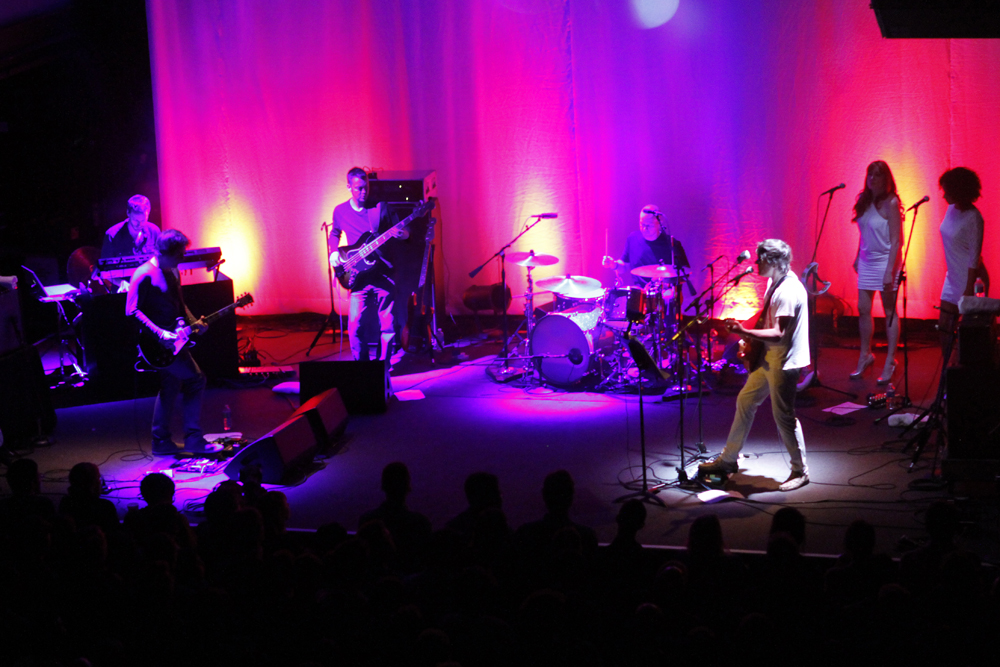 The shot from the crow's nest at The 9:30 Club.