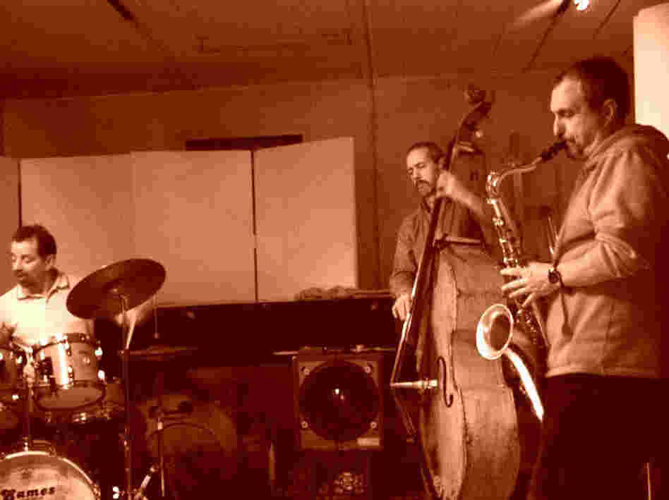 The Fringe is Bob Gullotti, drums; John Lockwood, bass; and George Garzone, saxophone.