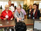 In protest of state law, a same-sex couple attempts to obtain a marriage license at the Forsyth County Register of Deeds office in Winston-Salem, N.C., Thursday, May 10. In protest of state law, a same-sex couple attempts to obtain a marriage license at the Forsyth County Register of Deeds office in Winston-Salem, N.C., Thursday, May 10.