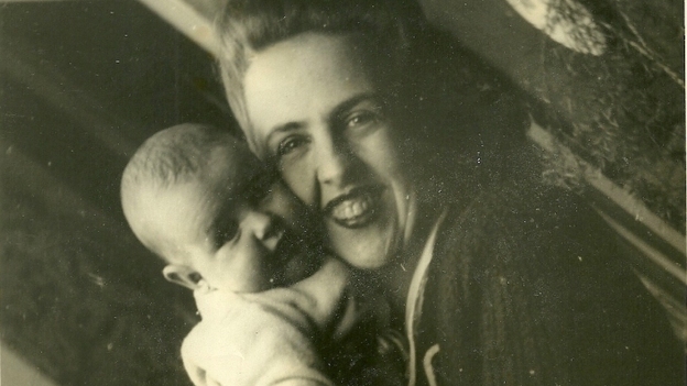 Grandma Sara Garcia holds Jasmine's mother, Marta. (Courtesy of Jasmine Garsd)