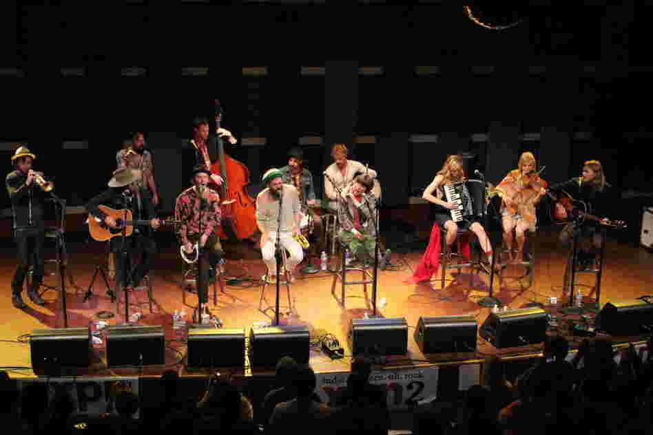 Edward Sharpe and the Magnetic Zeros performed song from their two albums at World Cafe Live in Philadelphia.