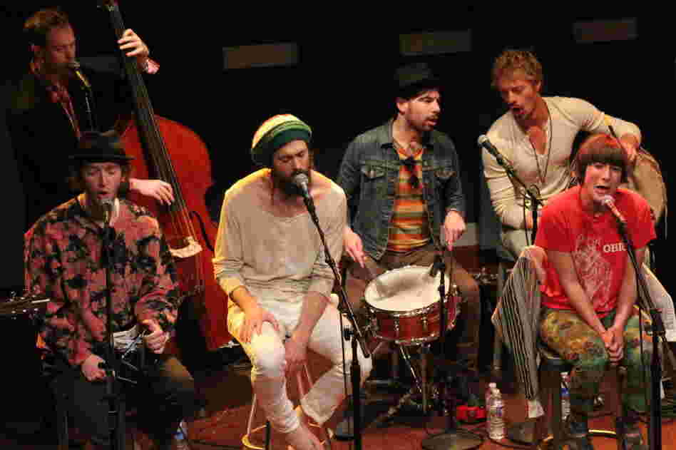 Edward Sharpe and the Magnetic Zeros performed song from their two albums at World Cafe Live in Philadelphia.
