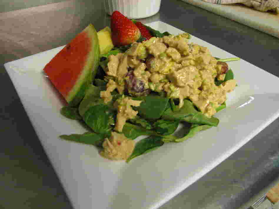 Those who've tried it say fake chicken salad looks and tastes like the real thing.