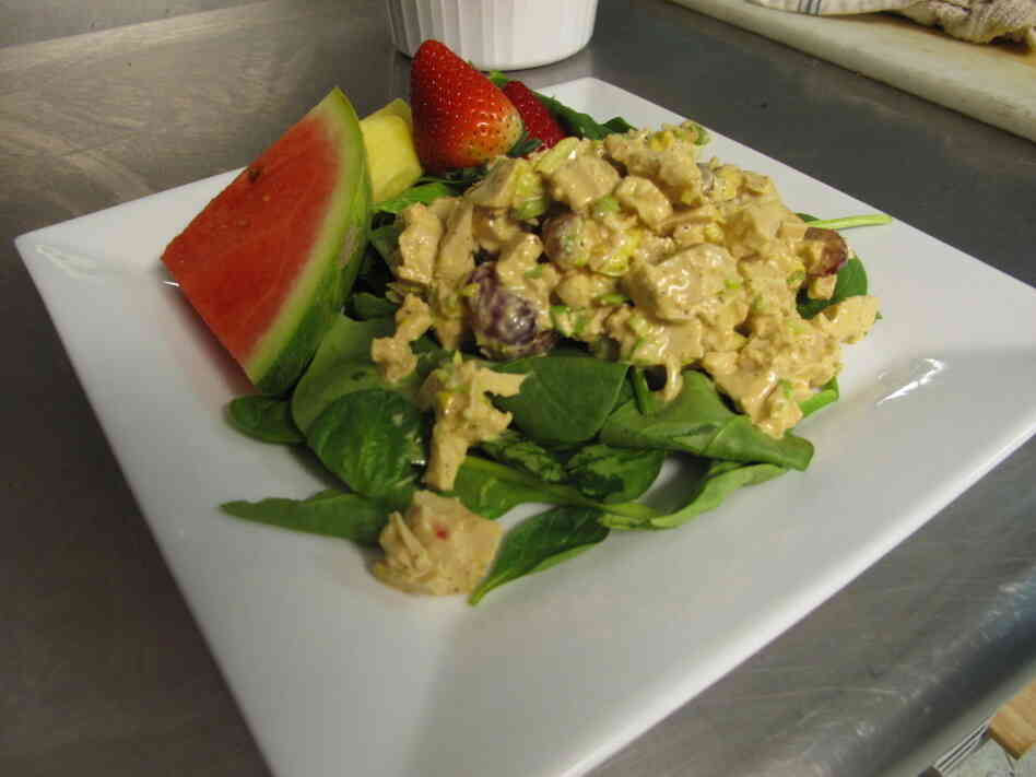 Those who've tried it say fake chicken salad looks and tastes like the real thing.