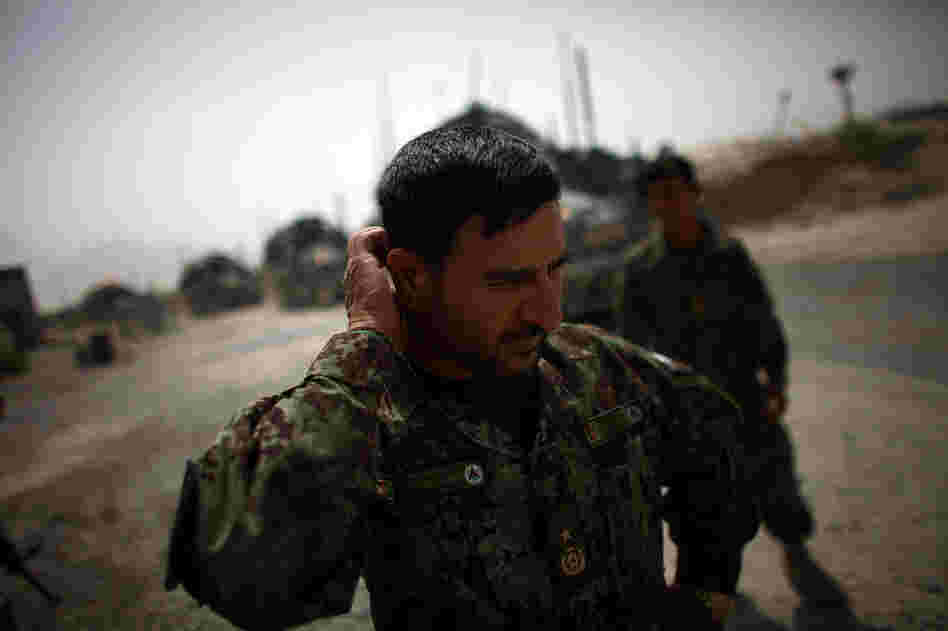 Brig. Gen. Ahmed Habbibi commands the Afghan National Army in Panjwai district. He says the army needs training and equipment, but he demurred when asked whether his troops will be ready by 2014.