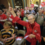 Iowans attend a marriage rally sponsored by The Family Leader on Tuesday at the Statehouse in Des Moines. The head of the organization says President Obama's endorsement of gay marriage could cost him the election. Iowans attend a marriage rally sponsored by The Family Leader on Tuesday at the Statehouse in Des Moines. The head of the organization says President Obama's endorsement of gay marriage could cost him the election.