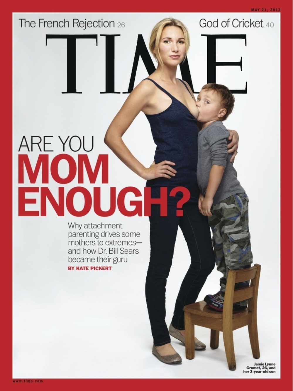 The cover of the May 21, 2012, issue of Time.