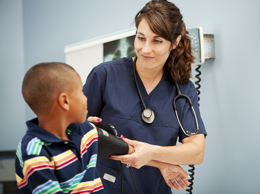 Doctors often overlook taking a child's blood pressure during routine visits.