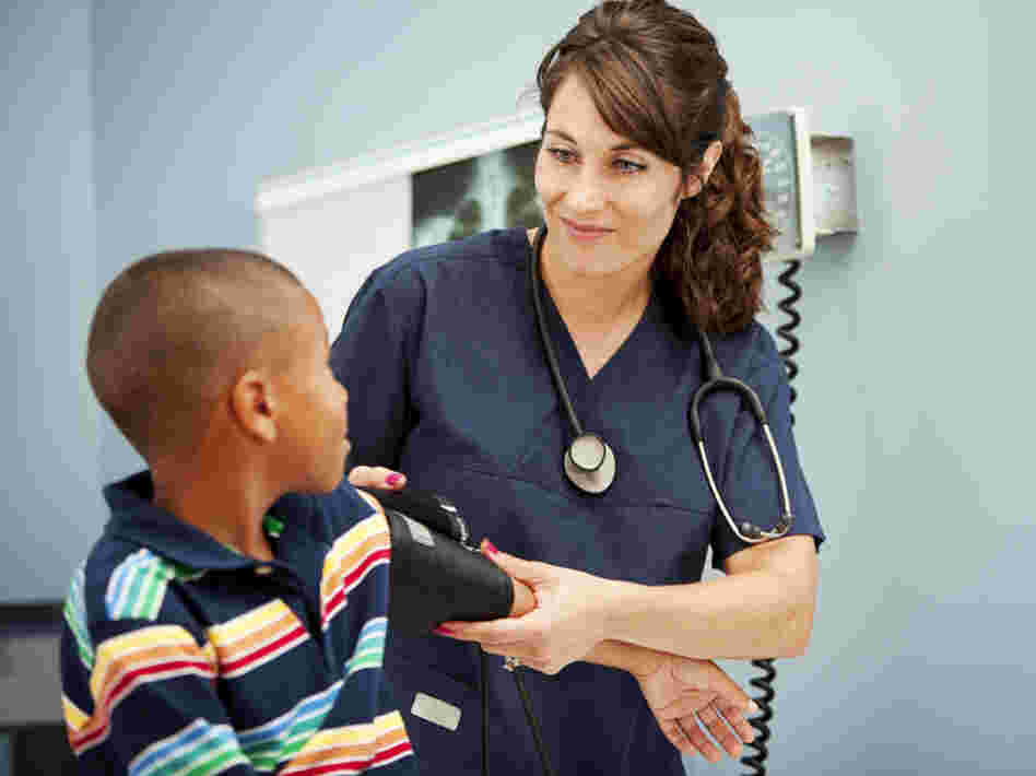 Doctors often overlook taking a child's blood pressure during routine visits.