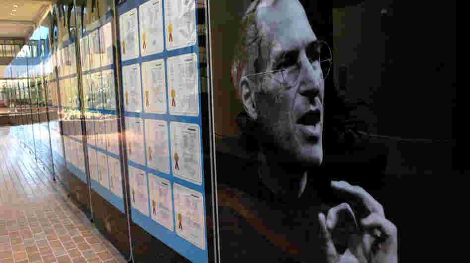 Steve Jobs filed more than 300 patents, now on display at the Smithsonian's S. Dillon Ripley Center in Washington, D.C.