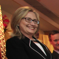 Secretary of State Hillary Clinton was treated to a karate demonstration in Kolkata, India, during her Asia trip.