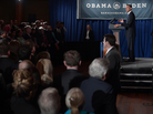 President Obama speaks during a campaign fundraiser Monday at the Rubin Museum of Art in New York City. The event, co-hosted by gay- and lesbian-rights leaders and a Latino nonprofit, featured singer Ricky Martin. President Obama speaks during a campaign fundraiser Monday at the Rubin Museum of Art in New York City. The event, co-hosted by gay- and lesbian-rights leaders and a Latino nonprofit, featured singer Ricky Martin.