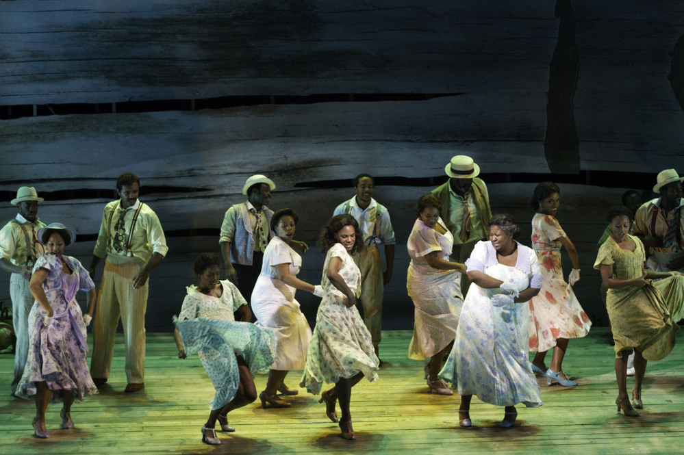 The women of Porgy and Bess dance.