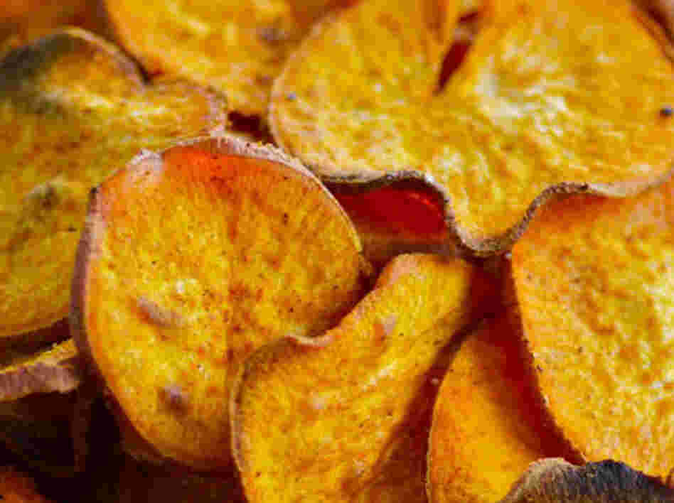 Curried Sweet Potato Chips