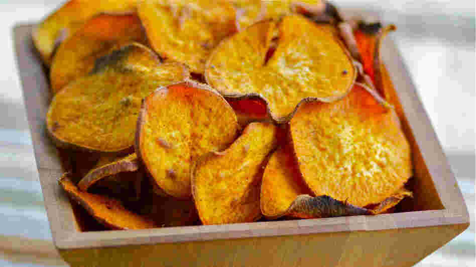 Curried Sweet Potato Chips