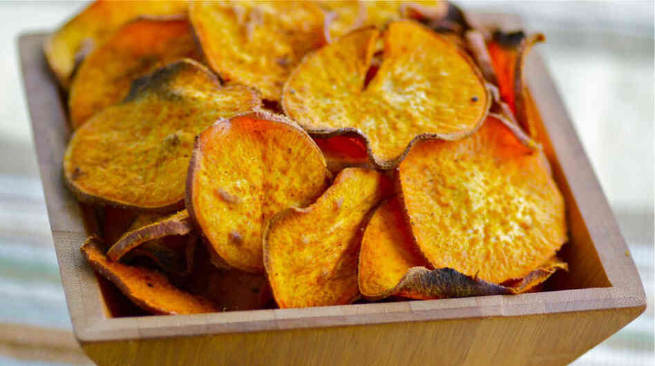Curried Sweet Potato Chips