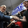 Republican presidential hopeful Ron Paul at a campaign event in Las Vegas on Feb. 3.