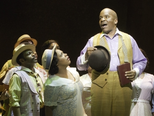 In Porgy and Bess, David Alan Grier plays the drug dealer Sporting Life, a role closely associated with Sammy Davis Jr. and Cab Calloway.