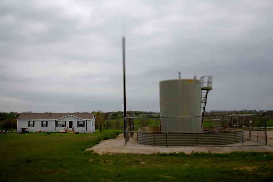 Dish's Mayor Sciscoe says he has a message for people in places where fracking is just getting started: "Grab up your family and your belongings, and get out."