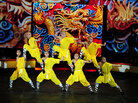 The Shaolin Warriors, from Shaolin Monastery in central China, put on a demonstration of traditional kung fu fighting techniques, with some crowd-pleasing stunts thrown in. They had never performed with a circus before this year. The Shaolin Warriors, from Shaolin Monastery in central China, put on a demonstration of traditional kung fu fighting techniques, with some crowd-pleasing stunts thrown in. They had never performed with a circus before this year.