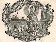 St. Honoratus or St. Honore, patron saint of bakers St. Honoratus or St. Honore, patron saint of bakers
