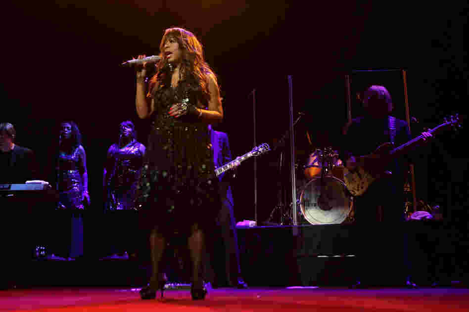 "Music just evolves, people just get tired of it, and they move on to something else," she told The New York Times. "In that period people were in a dance mood. They wanted to be lifted up, they wanted to have fun, they didn't want to think." Summer performs here in New York City in 2010. 