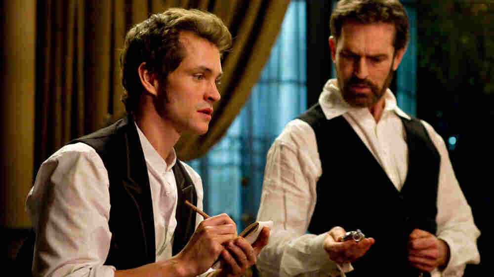 In seeking the best ways to treat his female patients' nervous conditions, forward-thinking Victorian physician Mortimer Granville (Hugh Dancy, left) enlists the help of his inventor friend Edmund St. John-Smythe (Rupert Everett). They soon stumble into inventing the vibrator. In seeking the best ways to treat his female patients' nervous conditions, forward-thinking Victorian physician Mortimer Granville (Hugh Dancy, left) enlists the help of his inventor friend Edmund St. John-Smythe (Rupert Everett). They soon stumble into inventing the vibrator.