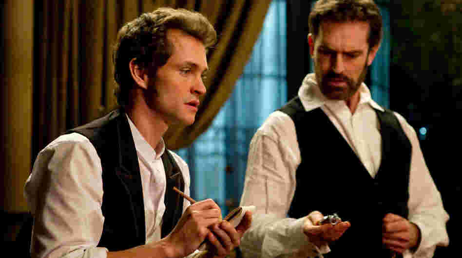 In seeking the best ways to treat his female patients' nervous conditions, forward-thinking Victorian physician Mortimer Granville (Hugh Dancy, left) enlists the help of his inventor friend Edmund St. John-Smythe (Rupert Everett). They soon stumble into inventing the vibrator. In seeking the best ways to treat his female patients' nervous conditions, forward-thinking Victorian physician Mortimer Granville (Hugh Dancy, left) enlists the help of his inventor friend Edmund St. John-Smythe (Rupert Everett). They soon stumble into inventing the vibrator.