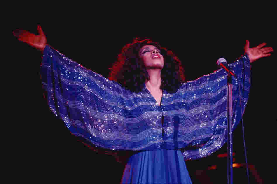 "Music just evolves, people just get tired of it, and they move on to something else," she told The New York Times in 2003, speaking about the disco era. "In that period, people were in a dance mood. They wanted to be lifted up, they wanted to have fun, they didn't want to think." Summer performs here in New York City in 2010. (Thos Robinson/Getty Images for The Buoniconti Fund to Cure P...