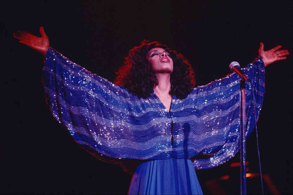 "Music just evolves, people just get tired of it, and they move on to something else," she told The New York Times in 2003, speaking about the disco era. "In that period, people were in a dance mood. They wanted to be lifted up, they wanted to have fun, they didn't want to think." Summer performs here in New York City in 2010. (Thos Robinson/Getty Images for The Buoniconti Fund to Cure P...