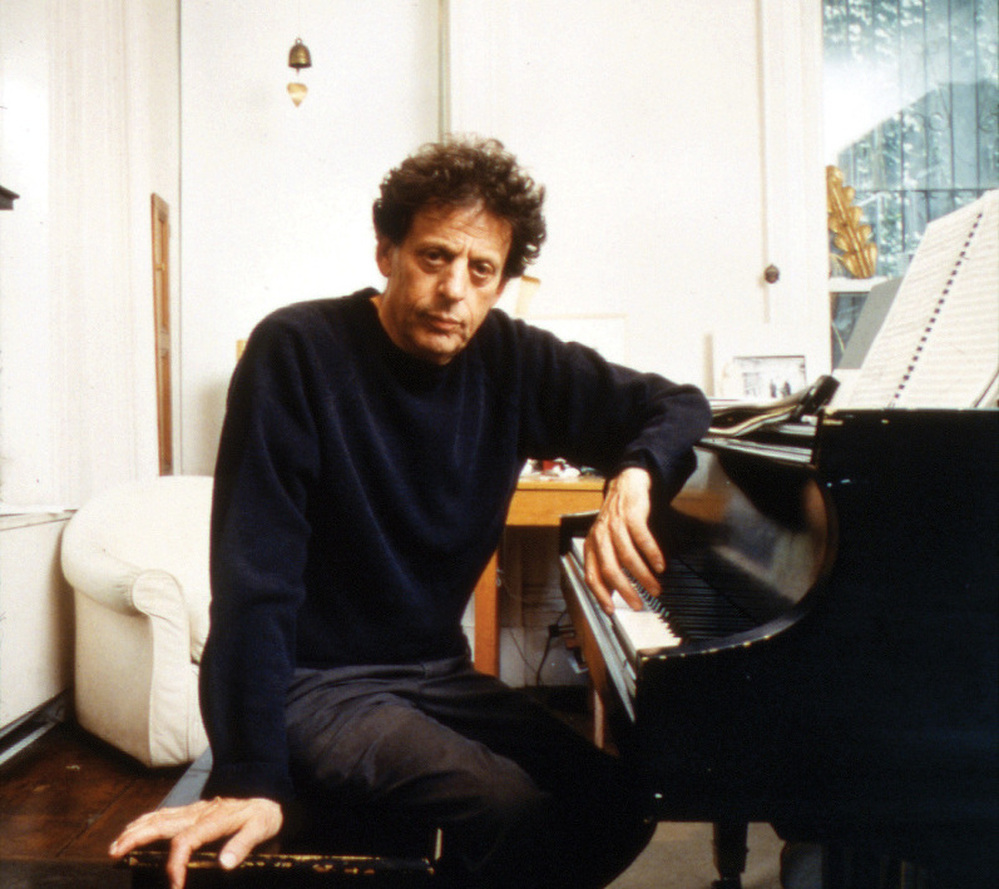 Composer Philip Glass.