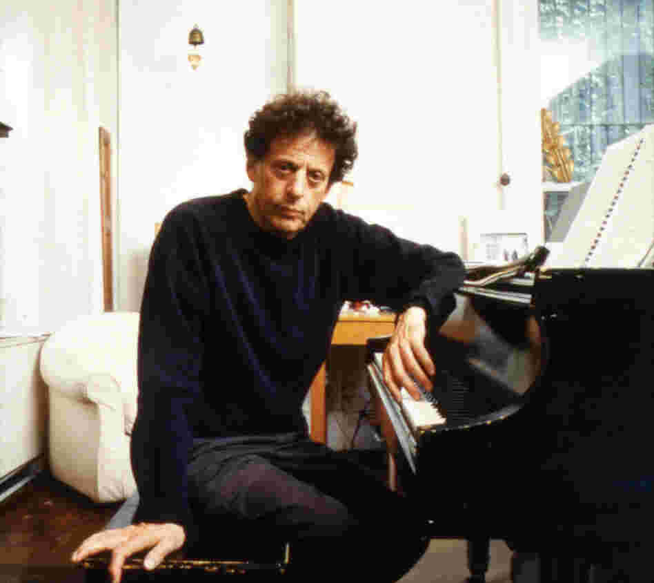 Composer Philip Glass.